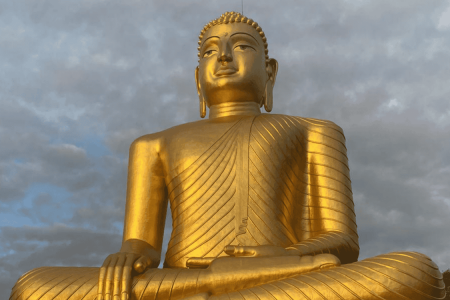 Goldener Buddha